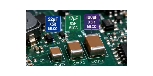 MLCCs de Alta Capacitância: Capacitores de 22µF, 47µF e 100µF para Filtragem de Saída de Conversores DC-DC