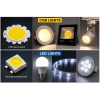 Luz COB vs LED: principais diferenças, brilho, eficiência e o que é melhor?