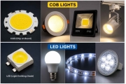 Luz COB vs LED: principais diferenças, brilho, eficiência e o que é melhor?