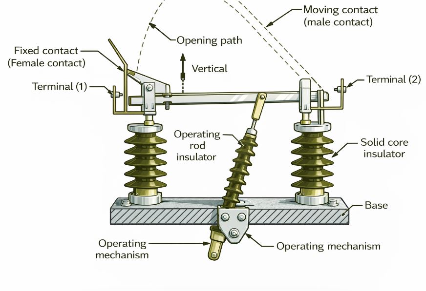 Electrical Isolator Working Principle